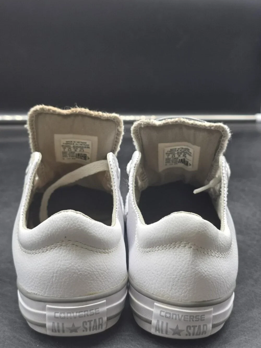 Converse All Star Shoes Kids Size 3 White Madison Low Top Sneakers 654220C